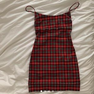 Miaou Viki Plaid Dress XS